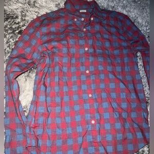 Dress Shirt Plaid Size 8